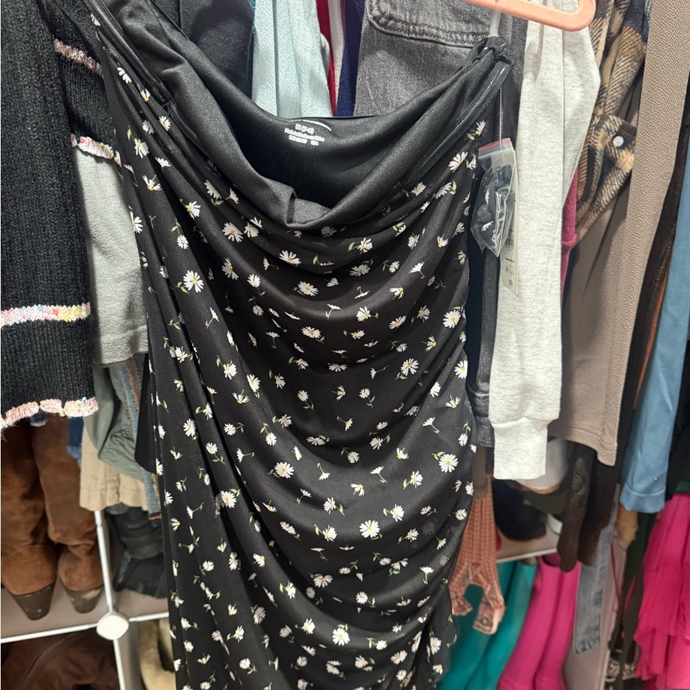 Black Floral Dress
